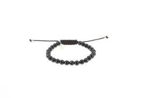 Black onyx bracelet. Adjustable bracelet.
