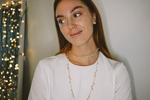 Pearl Berries necklace / long NEW!