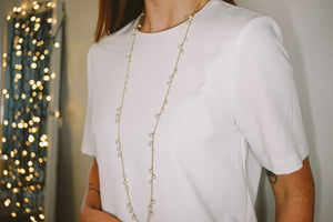 Pearl Berries necklace / long NEW!