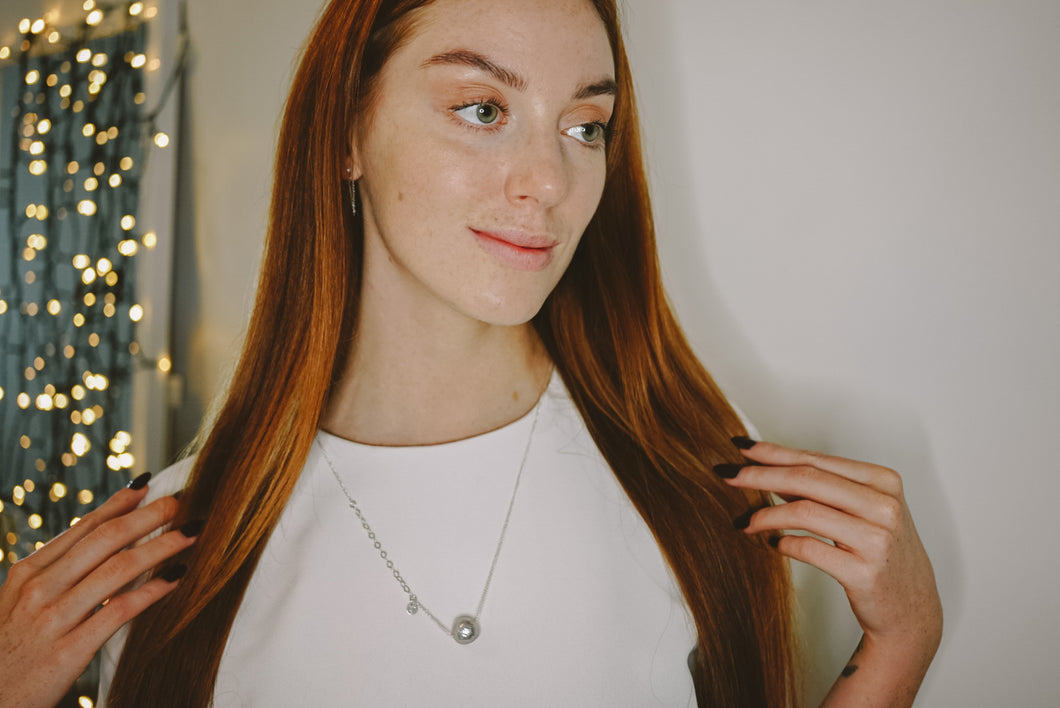 Silver Ball necklace NEW!